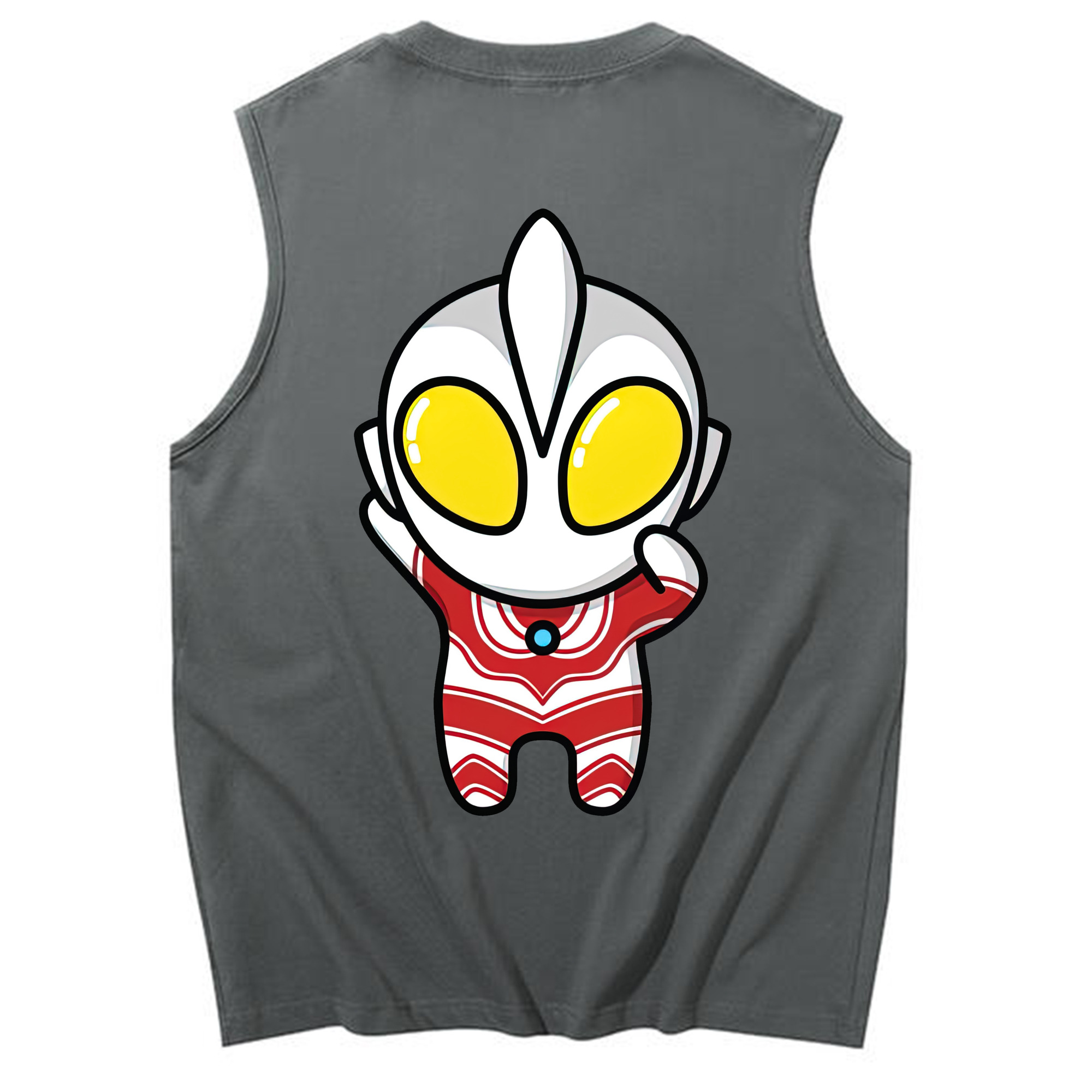 （画像用） ウルトラマン Ultraman コットン100％タンクトップ（背面プリント）